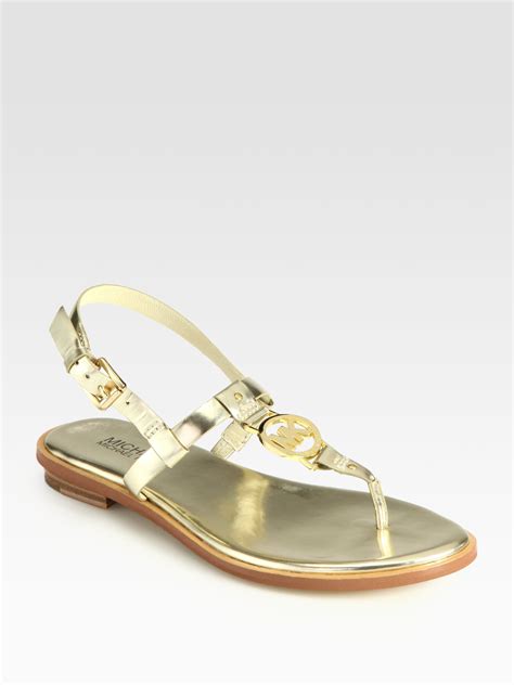 michael kors schuhe rosegold|michael kors gold sandals sale.